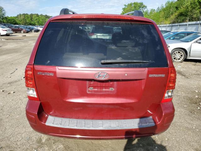 KNDMC233376025718 - 2007 HYUNDAI ENTOURAGE GLS RED photo 6