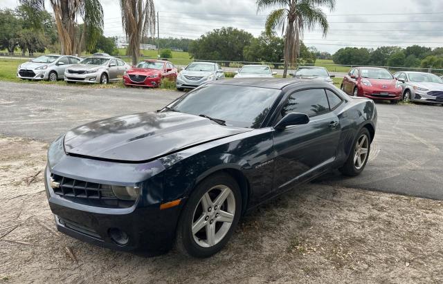 2G1FB1E34C9174041 - 2012 CHEVROLET CAMARO LT BLUE photo 2