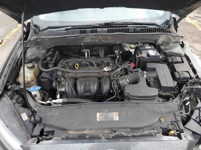 3FA6P0H7XGR313449 - 2016 FORD FUSION SE GRAY photo 11