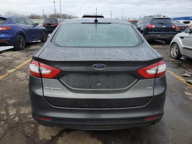 3FA6P0H7XGR313449 - 2016 FORD FUSION SE GRAY photo 6