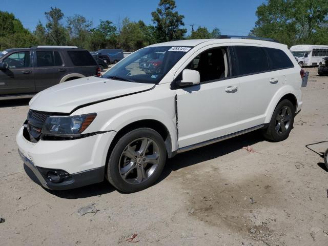 3C4PDCGGXJT156767 - 2018 DODGE JOURNEY CROSSROAD WHITE photo 1