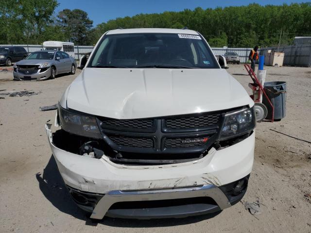 3C4PDCGGXJT156767 - 2018 DODGE JOURNEY CROSSROAD WHITE photo 5