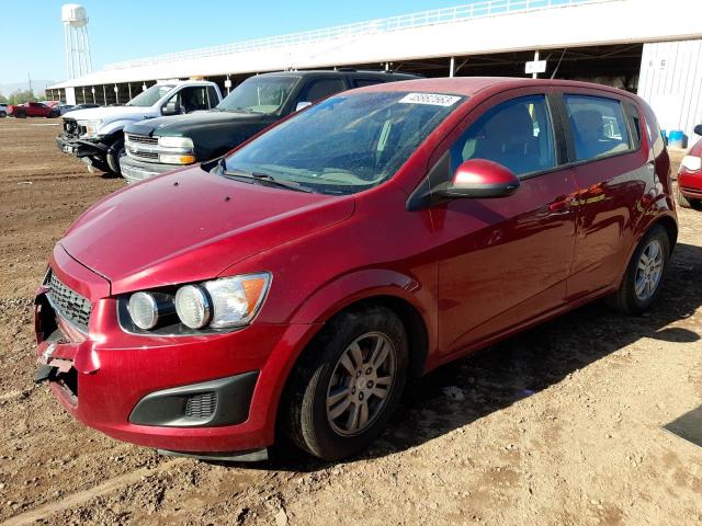 1G1JA6SH2C4112201 - 2012 CHEVROLET SONIC LS RED photo 1