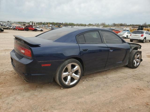 2C3CDXHG5DH563594 - 2013 DODGE CHARGER SXT BLUE photo 3