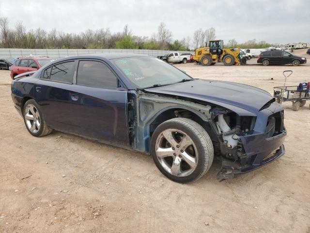 2C3CDXHG5DH563594 - 2013 DODGE CHARGER SXT BLUE photo 4