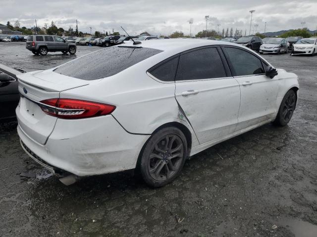 3FA6P0G74JR178784 - 2018 FORD FUSION S WHITE photo 3