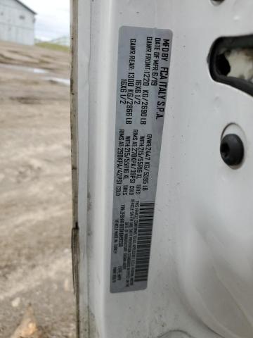 ZFBHRFBB9K6N91250 - 2019 RAM PROMASTER SLT WHITE photo 13