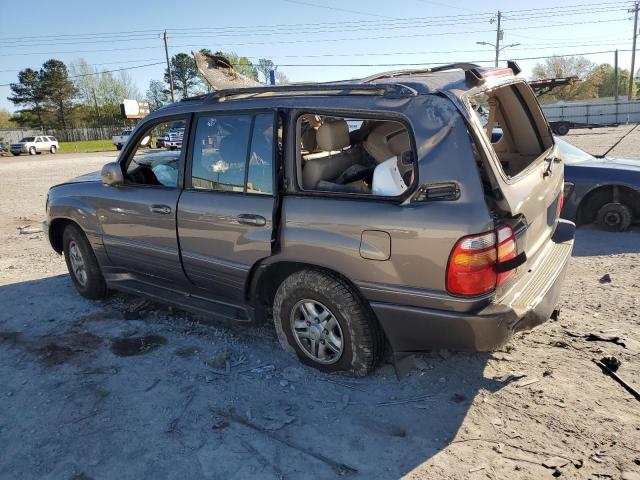 JT6HT00W0Y0116977 - 2000 LEXUS LX 470 GRAY photo 2