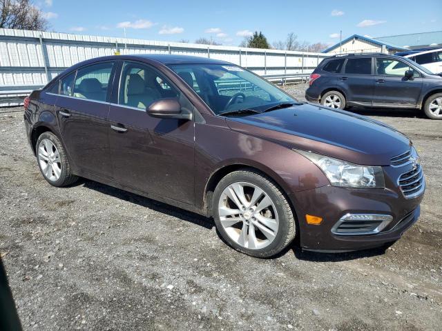 1G1PG5SB9F7252697 - 2015 CHEVROLET CRUZE LTZ BROWN photo 4