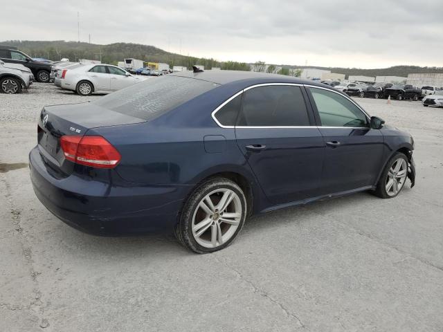 1VWBV7A32FC089053 - 2015 VOLKSWAGEN PASSAT SE BLUE photo 3