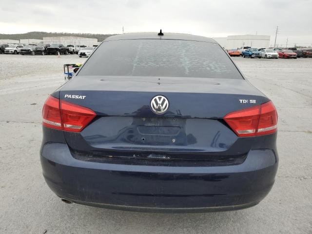 1VWBV7A32FC089053 - 2015 VOLKSWAGEN PASSAT SE BLUE photo 6