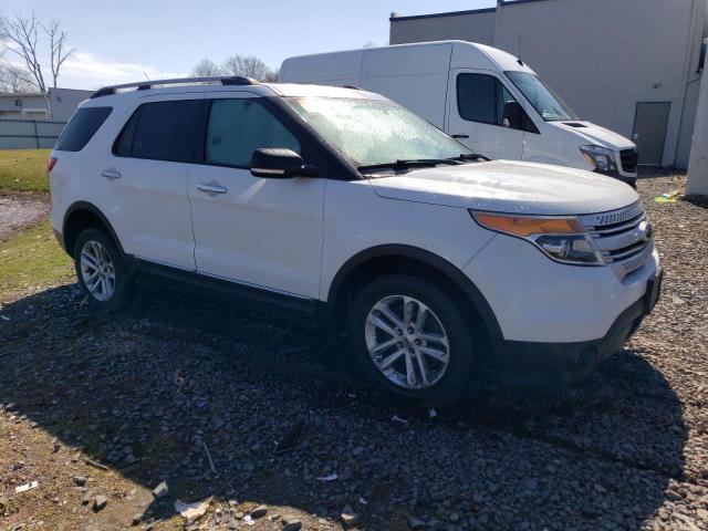 1FM5K8D89EGC33254 - 2014 FORD EXPLORER XLT WHITE photo 4