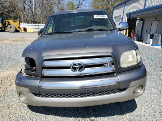 5TBRT341X3S388965 - 2003 TOYOTA TUNDRA ACCESS CAB SR5 GRAY photo 5