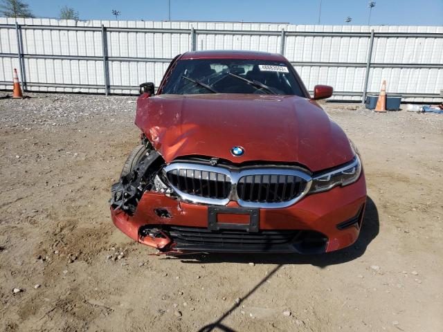 WBA5R7C06LFH41027 - 2020 BMW 330XI Pomarańczowy zdjęcie 5