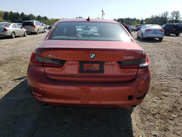WBA5R7C06LFH41027 - 2020 BMW 330XI Pomarańczowy zdjęcie 6