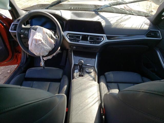 WBA5R7C06LFH41027 - 2020 BMW 330XI Pomarańczowy zdjęcie 8