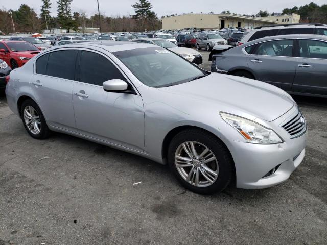 JN1CV6AR7CM672538 - 2012 INFINITI G37 SILVER photo 4