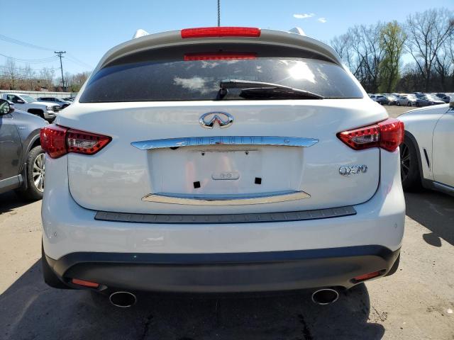 JN8CS1MW1EM412301 - 2014 INFINITI QX70 WHITE photo 6