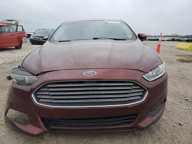 3FA6P0G77FR150839 - 2015 FORD FUSION S BURGUNDY photo 5