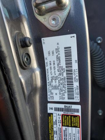 5TFUY5F18FX429068 - 2015 TOYOTA TUNDRA DOUBLE CAB SR/SR5 GRAY photo 12