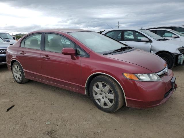 1HGFA16547L120345 - 2007 HONDA CIVIC LX RED photo 4