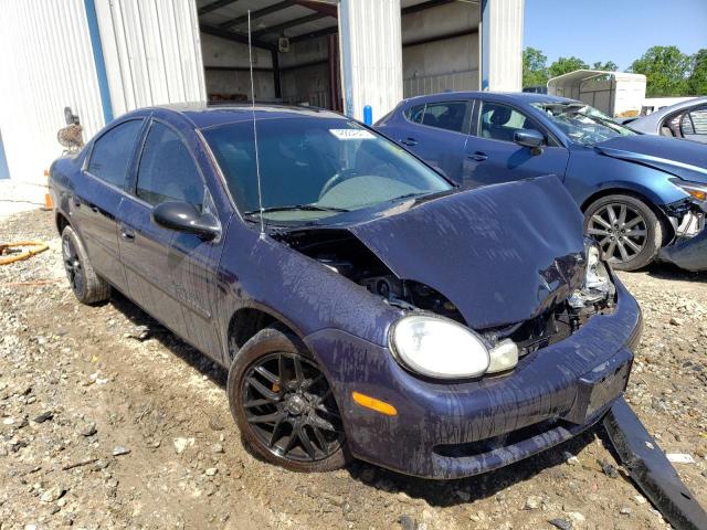 1B3ES46C01D190239 - 2001 DODGE NEON SE BLUE photo 4