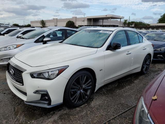 JN1EV7AP0LM204986 - 2020 INFINITI Q50 PURE WHITE photo 1