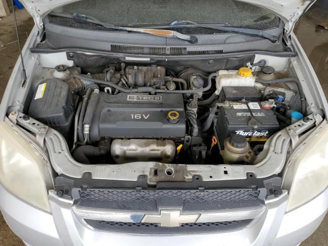 KL1TD56667B132020 - 2007 CHEVROLET AVEO BASE Gümüş foto 11