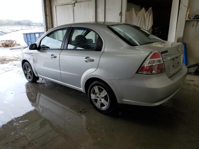KL1TD56667B132020 - 2007 CHEVROLET AVEO BASE Gümüş foto 2