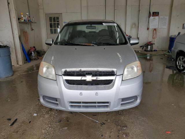 KL1TD56667B132020 - 2007 CHEVROLET AVEO BASE SILVER photo 5