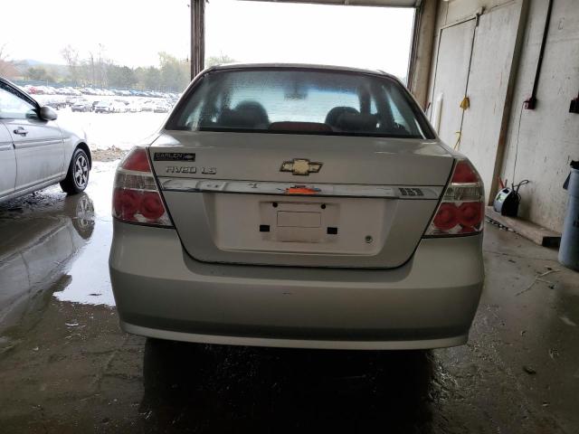 KL1TD56667B132020 - 2007 CHEVROLET AVEO BASE Gümüş foto 6