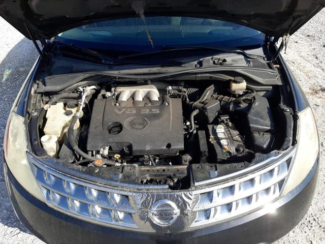 JN8AZ08T27W523346 - 2007 NISSAN MURANO SL BLACK photo 12