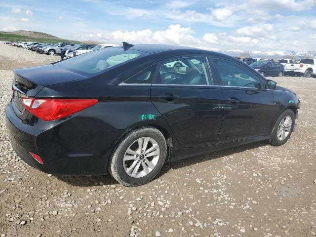 5NPEB4AC2EH815715 - 2014 HYUNDAI SONATA GLS BLACK photo 3