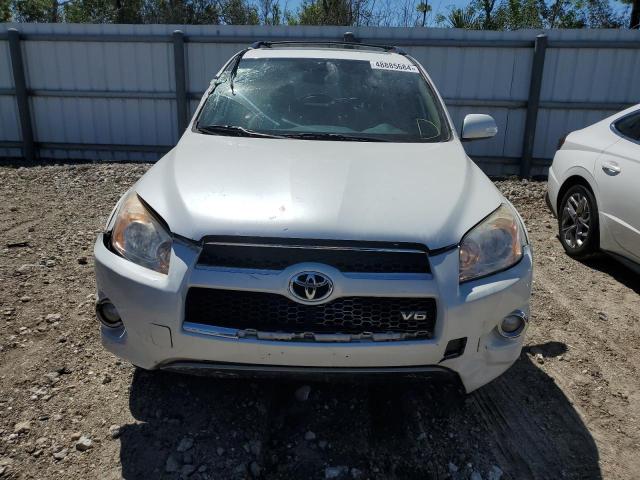 2T3DK4DV7AW035009 - 2010 TOYOTA RAV4 LIMITED WHITE photo 5