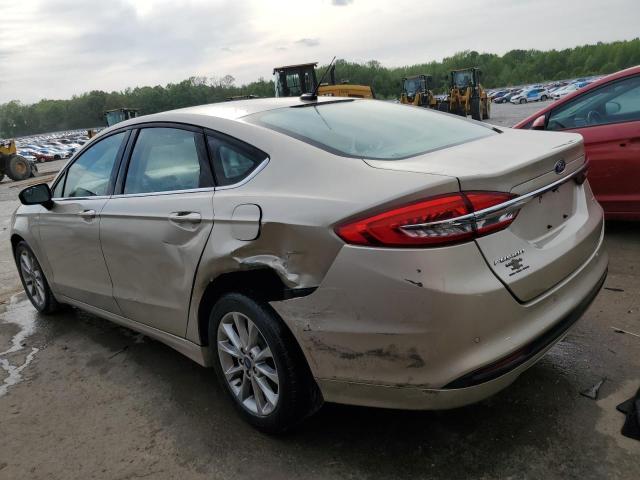 3FA6P0H71HR402750 - 2017 FORD FUSION SE BEIGE photo 2