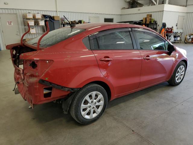 KNADM4A37F6469322 - 2015 KIA RIO LX RED photo 3