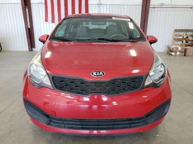 KNADM4A37F6469322 - 2015 KIA RIO LX RED photo 5