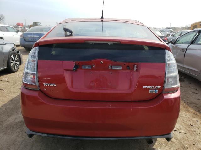 JTDKB20U773276640 - 2007 TOYOTA PRIUS RED photo 6