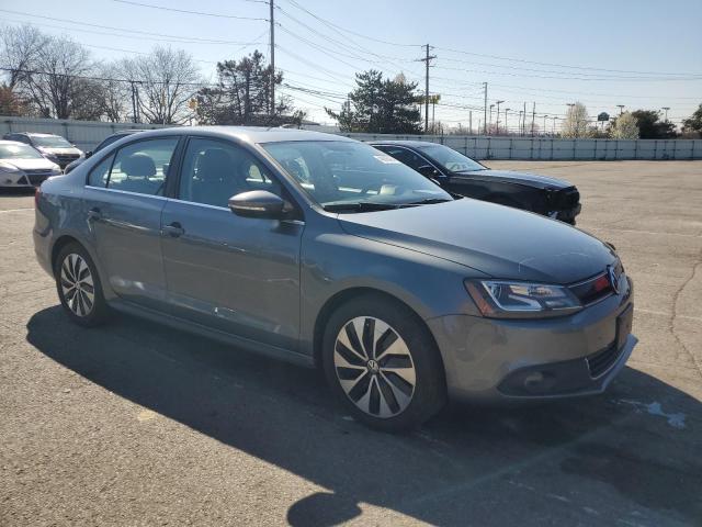 3VW637AJ9EM251778 - 2014 VOLKSWAGEN JETTA HYBRID GRAY photo 4