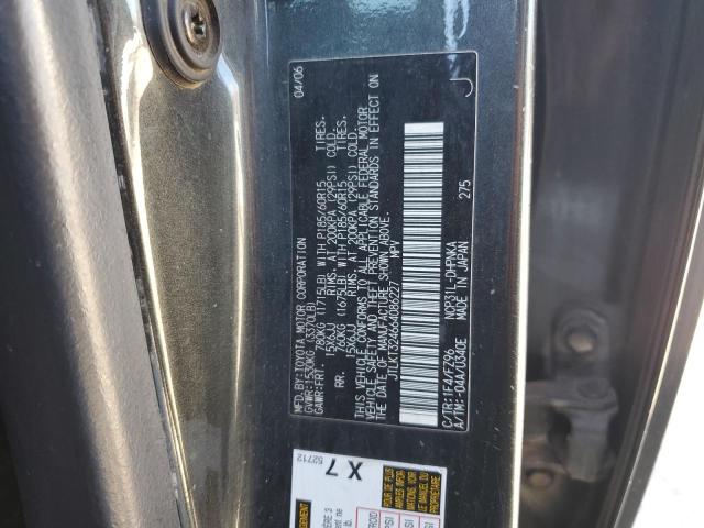 JTLKT324664086227 - 2006 TOYOTA SCION XB 黑色 照片 12