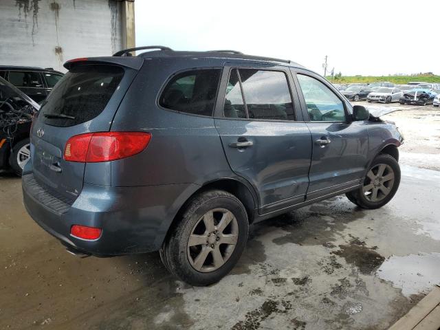 5NMSH73E77H017065 - 2007 HYUNDAI SANTA FE SE BLUE photo 3