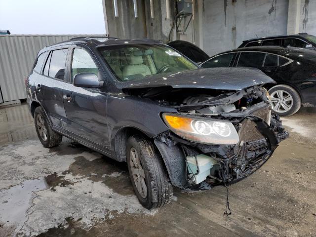 5NMSH73E77H017065 - 2007 HYUNDAI SANTA FE SE BLUE photo 4