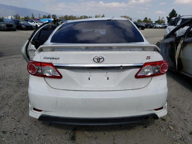 5YFBU4EE3DP139429 - 2013 TOYOTA COROLLA BASE WHITE photo 6