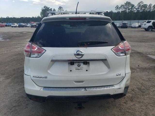 KNMAT2MT9FP521648 - 2015 NISSAN ROGUE S WHITE photo 6