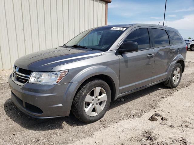 3C4PDCAB9DT614736 - 2013 DODGE JOURNEY SE GRAY photo 1