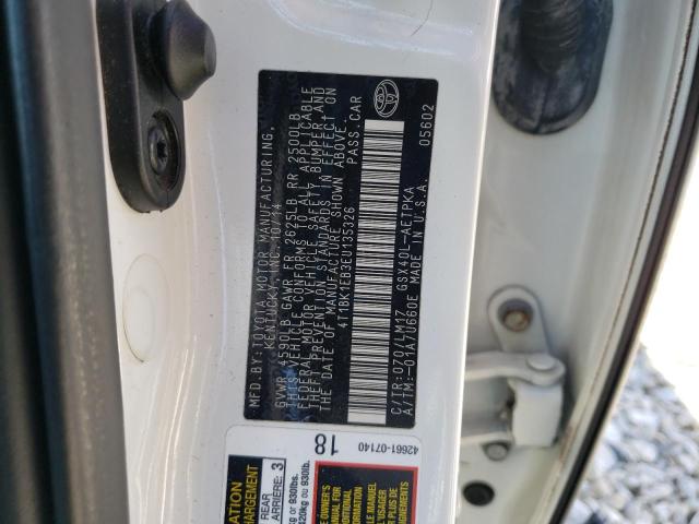 4T1BK1EB3EU135326 - 2014 TOYOTA AVALON BASE 白色 照片 12