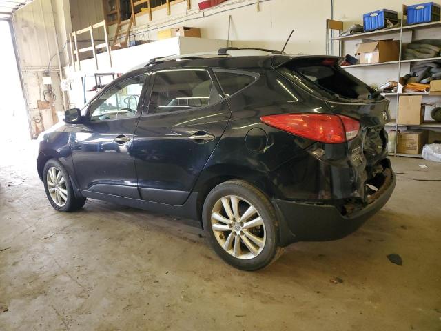 KM8JUCAC9CU382606 - 2012 HYUNDAI TUCSON GLS BLACK photo 2