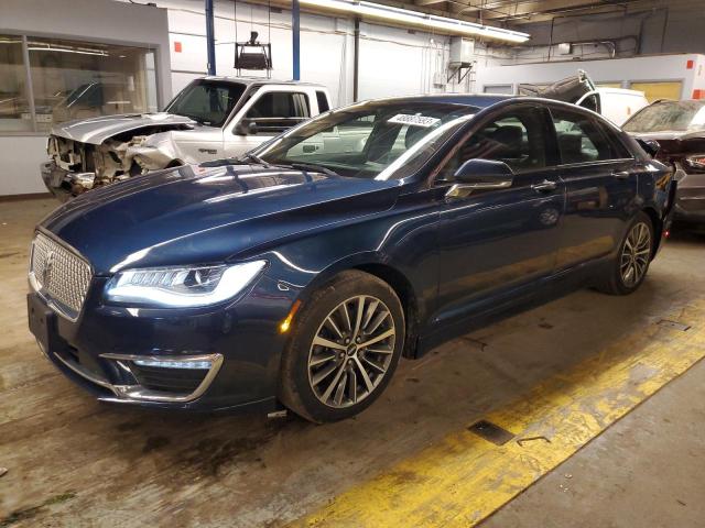 3LN6L5KU7HR648182 - 2017 LINCOLN MKZ HYBRID PREMIERE BLUE photo 1