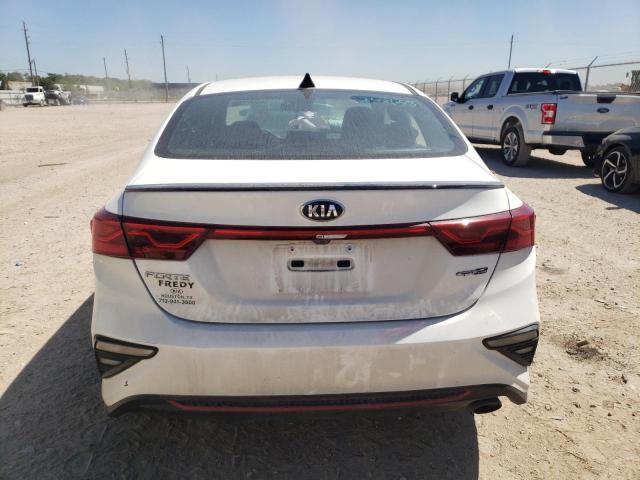 3KPF34AD1ME394759 - 2021 KIA FORTE GT LINE WHITE photo 6