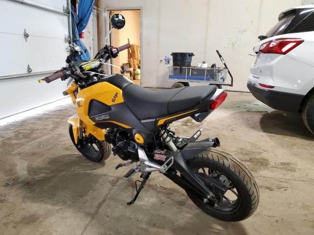 MLHJC6115F5101923 - 2015 HONDA GROM 125 YELLOW photo 3